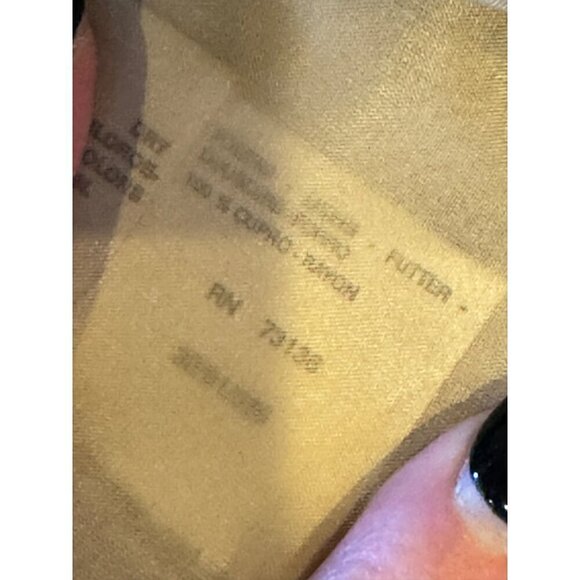 Max Mara Tan Striped Single Breasted 3 Button Lightweight Blazer Size 10 - Picture 11 of 12